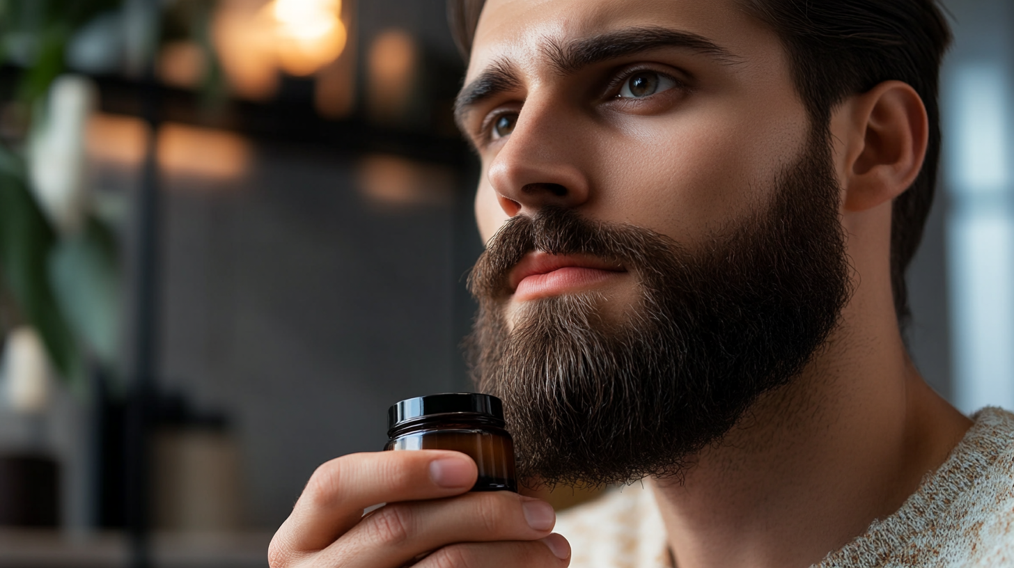 Beard balm can help style and condition facial hair naturally by CrowsNest